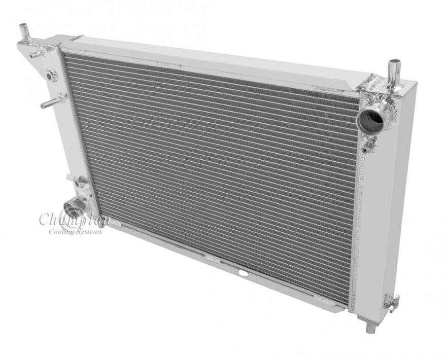 Champion Cooling 2 Row All Aluminum Radiator Made With Aircraft