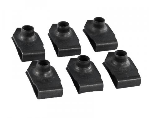 Pony Enterprises 1986-1993 Mustang Inner Fender Nuts 6pc - Allows Interior Bolts to Thread On 1147