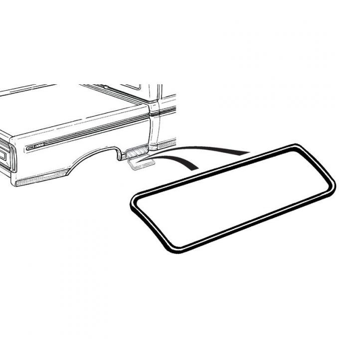 Dennis Carpenter Tool Box Door Seal Replacement - 1973-79 Ford Truck D3TZ-99461A00-A