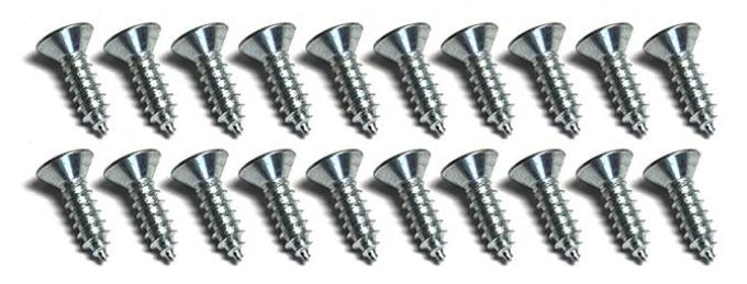 Redline Restomotive® 1958-1960 Ford Thunderbird 20 Piece Door Scuff / Sill Plate Screw Set