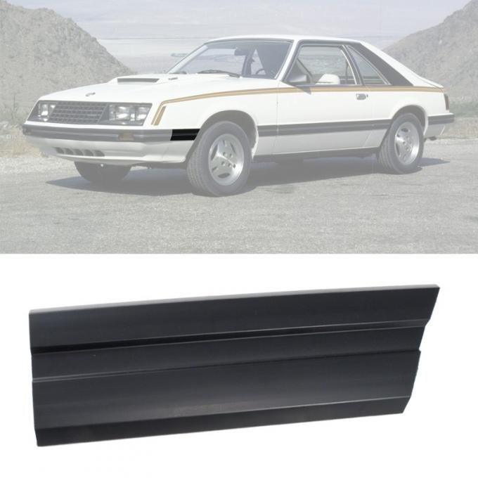 Daniel Carpenter 1979-1984 Ford Mustang Front of Fender Trim Mouldings Molding Black Driver Side LH D9ZZ-16069