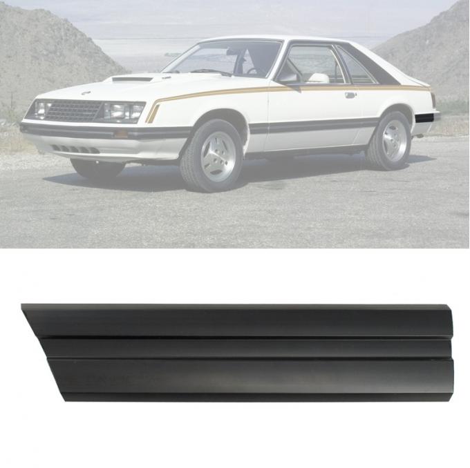 Daniel Carpenter 1979-1984 Ford Mustang Rear of Quarter Body Trim Mouldings Molding Black Driver Side LH D9ZZ-6129039