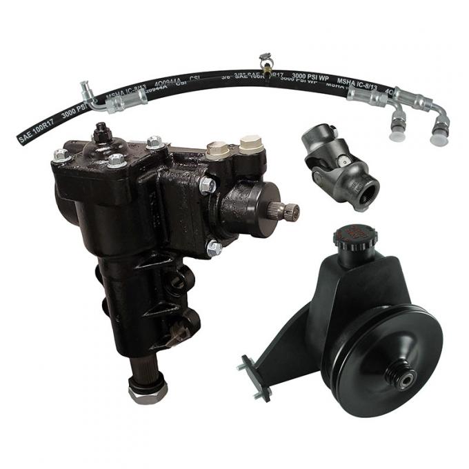 Dennis Carpenter Power Steering Conversion Kit - 200, 250 Inline 6 cylinder - 1966-77 Ford Bronco C6TZ-3504-I6