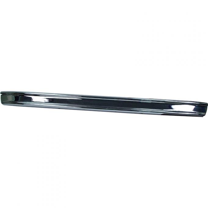 Dennis Carpenter Bumper - No Bumper Guard Holes - Front or Rear - Chrome - 1966-77 Ford Bronco C6TZ-17757-GNH