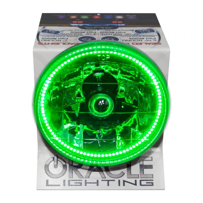 Oracle Lighting 5.75 Sealed Beam Powered Display, Green 8066-004