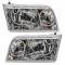 Oracle Lighting SMD Pre-Assembled Headlights, Chrome Bezel, Halogen, ColorSHIFT 7724-330