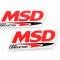 MSD Super Conductor 8.5mm Spark Plug Wire Set, 8 Cylinder 90° Plug/90° Cap 31229