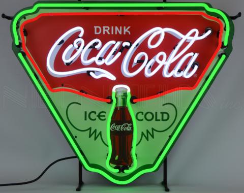 Neonetics Standard Size Neon Signs, Coca-Cola Ice Cold Shield Neon Sign