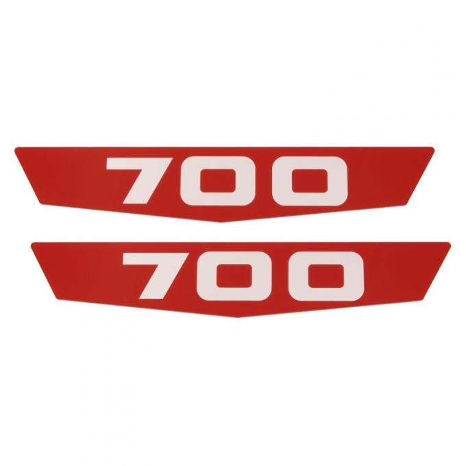 Dennis Carpenter Hood Side Emblem Plastic Insert - "700" - 1963-66 Ford Truck C3TZ-16719-700