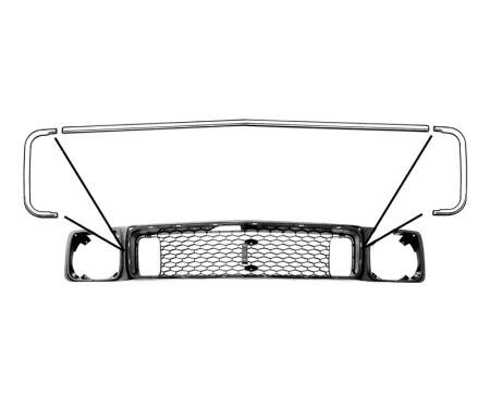 Daniel Carpenter 1973 RH Grille Moulding D3ZZ-8242