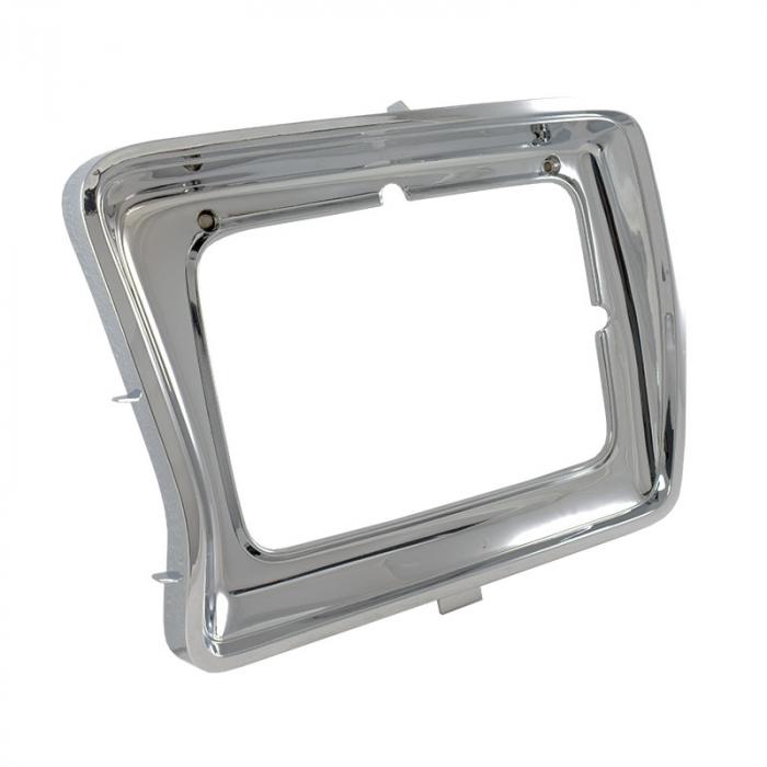 Dennis Carpenter Headlight Door - Left - Chrome - Rectangular Headlamp ...