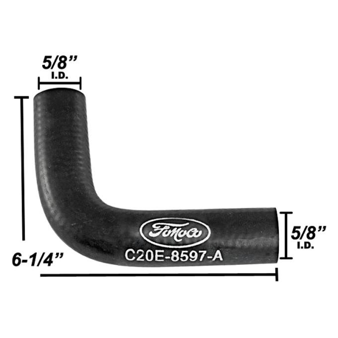 Daniel Carpenter 1965-66 Water Bypass Hose C2DZ-8597