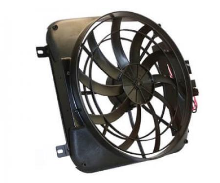 Scott Drake 1967-1970 Ford Mustang 1967-69 Mustang 20" Electric Fan and Shroud Kit C7ZZ-8146-8600