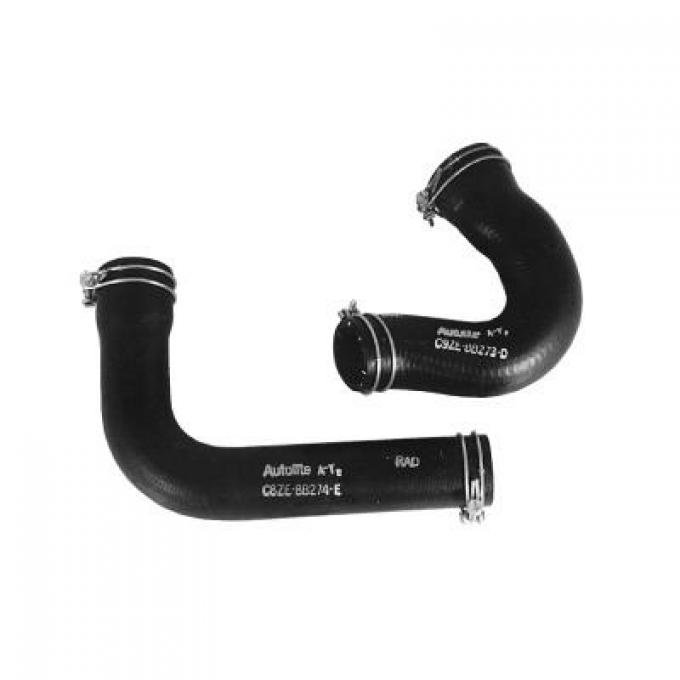 Scott Drake 1969-1970 Ford Mustang 69-70 Concourse Correct Radiator Hose Set (390, 428, 428CJ) C9AE-8B273-4-E