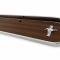 Scott Drake 1965-1966 Ford Mustang Glove Box Door Metal Backed Woodgrain with Running Horse Emblem C5ZZ-6506024-C