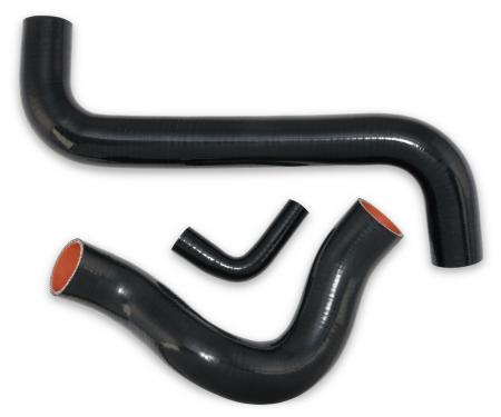 Scott Drake 1966-1977 Ford Bronco 1966-77 Bronco Silicone Radiator Hose Set (V8) C6TZ-8260-86-BK