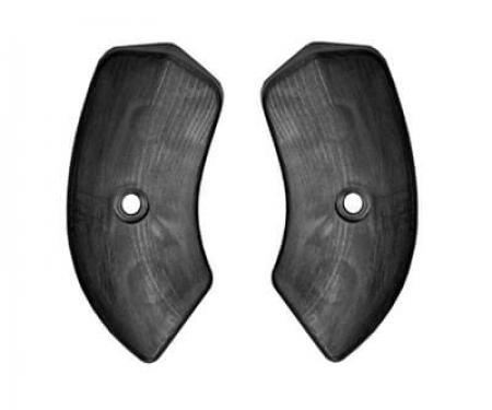 Scott Drake 1964-1967 Ford Mustang 64-67 Seat Hinge Covers (Black) C5ZZ-6561692-3B