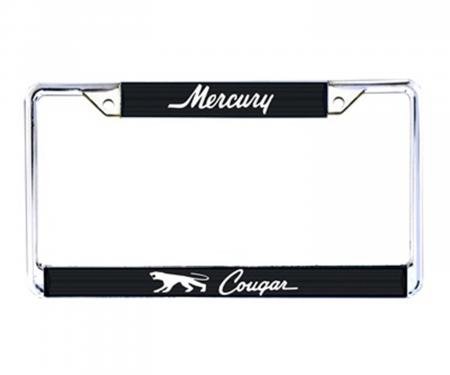 Scott Drake 1967-1973 Mercury Cougar 1967-73 Mercury Cougar License Plate Frame ACC-LPF-COUGAR