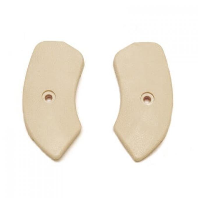 Scott Drake 1964-1967 Ford Mustang 64-67 Seat Hinge Covers (Neutral) C5ZZ-6561692-3N