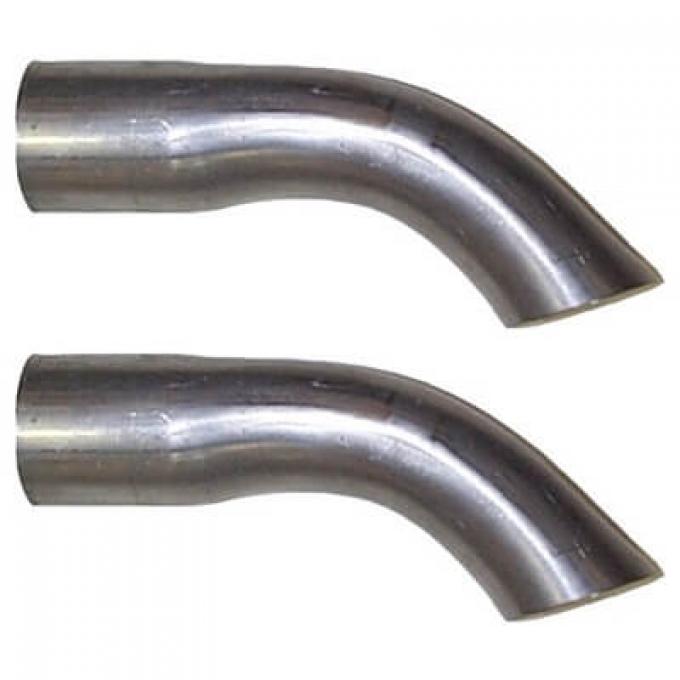 Scott Drake 1965-1966 Ford Mustang 1965-66 Mustang Exhaust Tips (Turn Downed Tips 2" Reduced to 1.875") C5ZZ-5257-TIP