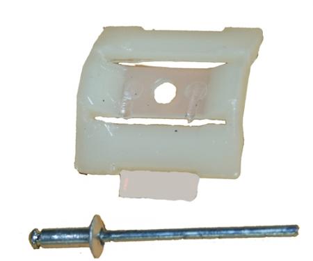 Classic Headquarters Ford Truck Body Side Molding Clip with Rivet, Each F-142