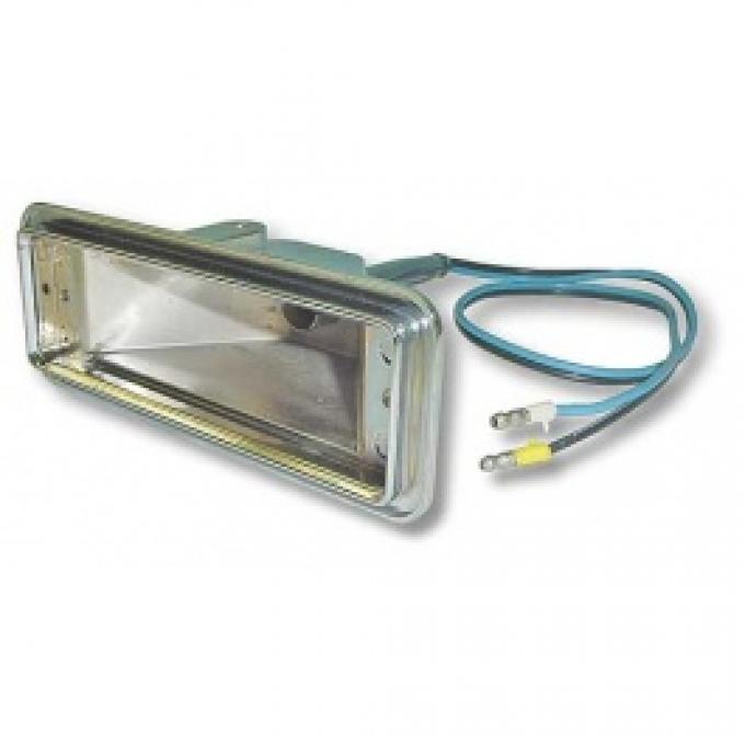 Ford Thunderbird Parking Light Body, Includes Correct Wire Pigtail, 1957