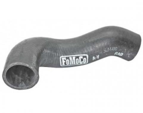 Ford Thunderbird Radiator Hose, Upper, With Original Script, For 17 high radiator, 1966