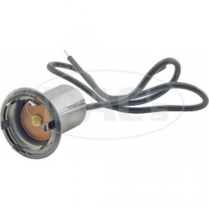 Ford Thunderbird Map Light Socket & Wire Lead, 1955-57