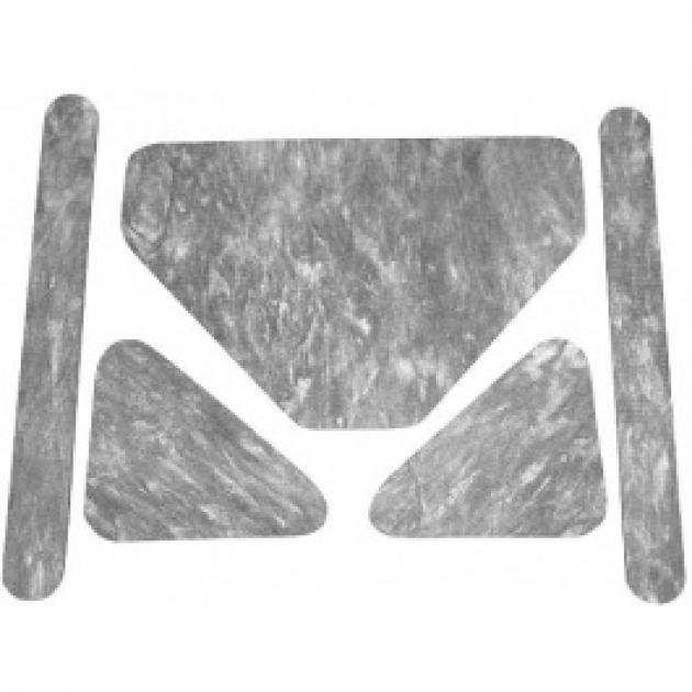 Ford Thunderbird Hood Insulation Pad Set, Die-Cut Fiberglass, 5 Pieces ...