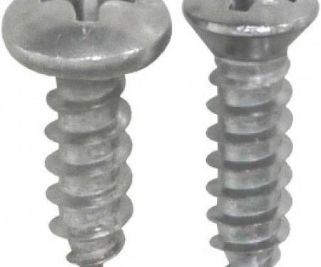 Ford Thunderbird Door Belt Front Cap Screw Set, 1961-63