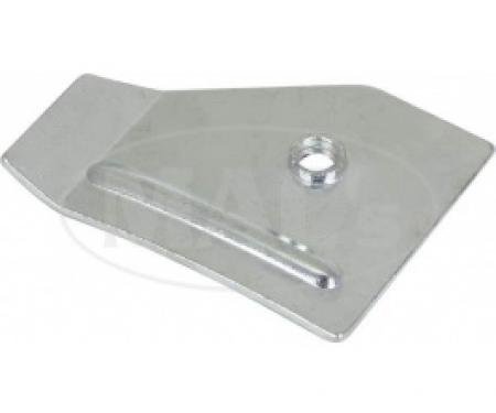 Ford Thunderbird Soft Top Header Trim Retainer, Right, Stainless Steel, 1955-57