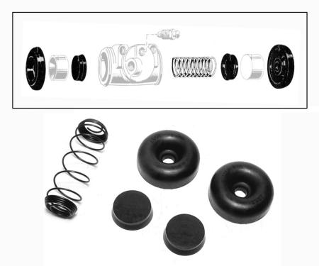 Dennis Carpenter Wheel Cylinder Repair Kit - Rear 7/8" - 1955-74 Ford Truck, 1949-69 Ford Car 8A-2128