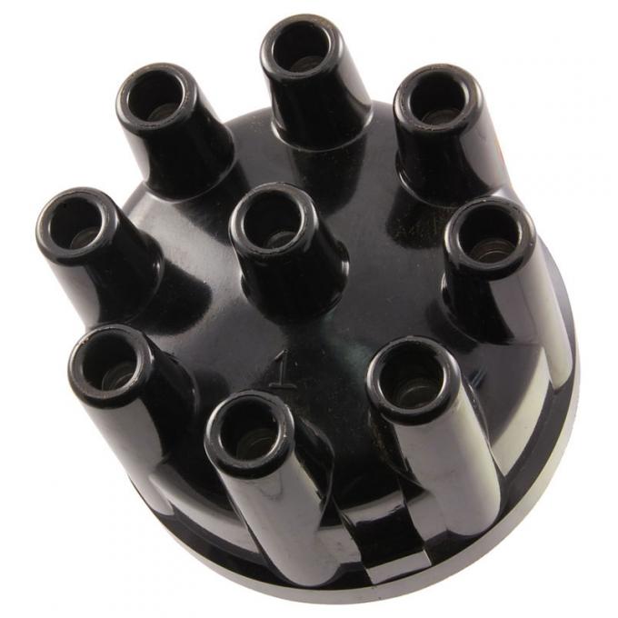 Dennis Carpenter Distributor Cap - V8 - Black - 1957-76 Ford Truck, 1966-74 Ford Bronco, 1957-72 Ford Car B7A-12106-BL