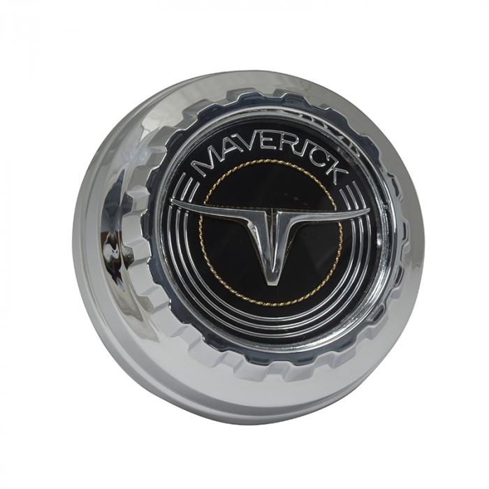 Dennis Carpenter Gas Cap - Chrome Plated - Maverick - 1970-77 Ford Car  D5DZ-9030