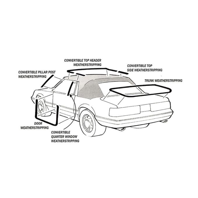 Daniel Carpenter 1979-93 Coupe & Convertible Trunk w/s D9AZ-5443720