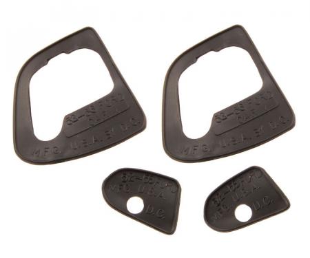 Dennis Carpenter Outside Door Handle Pads - 1952-56 Ford Car BA-7222428