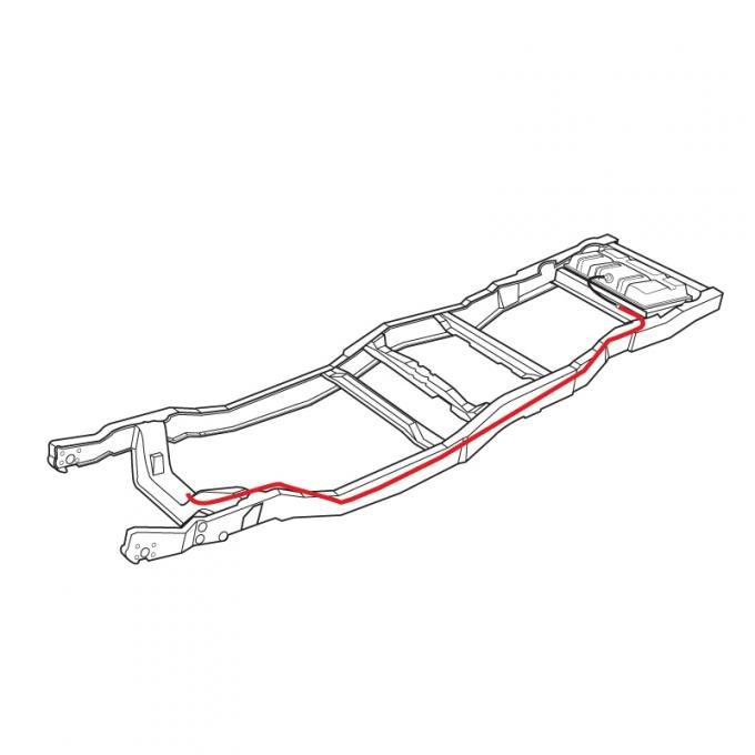 Dennis Carpenter Fuel Lines Prebent Aft Tank - 1980-81 Ford Truck     E0TZ-9282-LB