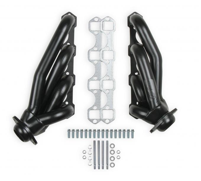 FlowTech 1979-1993 Ford Mustang Shorty Headers, Black Painted 12147FLT