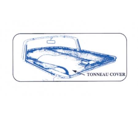 Ford Thunderbird Tonneau Cover, Dresden Blue, 1957