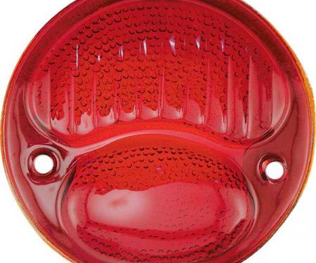 Model A Ford Tail Light Lens - Glass - Red