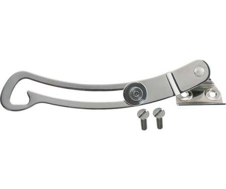 Trunk Lid Support Arm - Polished Stainless Steel - Ford Coupe - Can Be Used On Ford Roadster & Ford Cabriolet