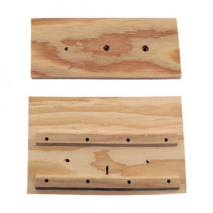 Model T Coil Box Wood Set, 2-Piece Replacement, 1926-1927