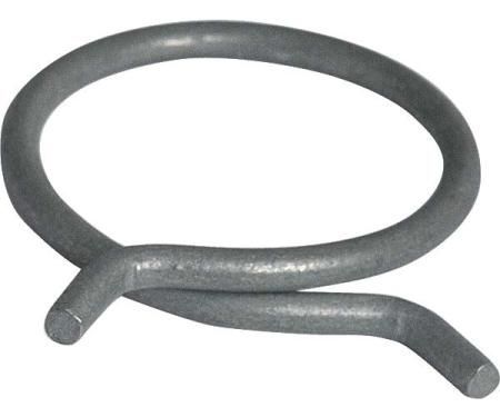 Corbin Type Hose Clamp - 2-1/8 Diameter - Dull Zinc Dichromate Finish