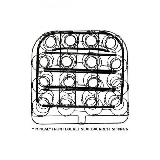 Model A Ford Seat Spring - Station Wagon - Jump Seat Backrest (Middle)