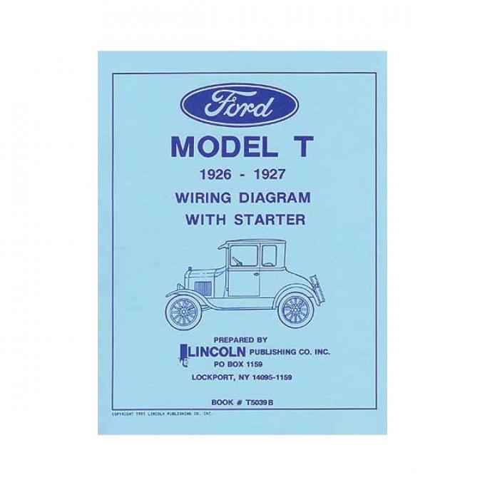 Model T Ford Electrical Wiring Diagram Fold-Out