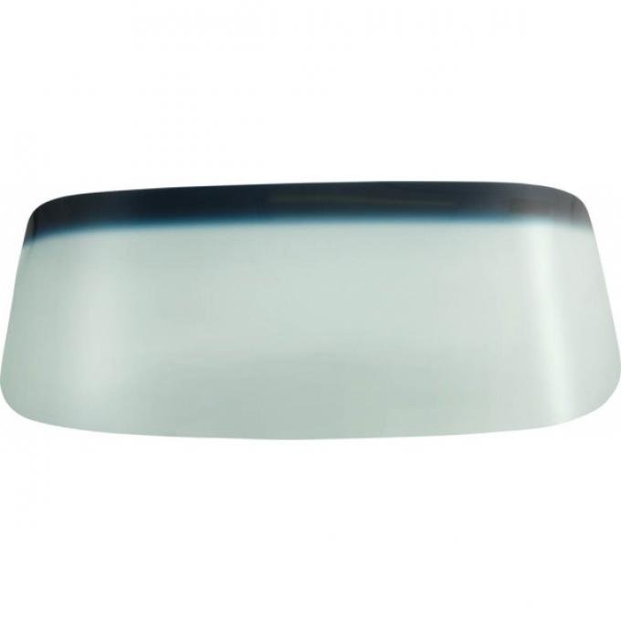 Windshield Glass, Green Tint W/ Shade Band, Convertible, Galaxie, Full Size Mercury, 1960-1962