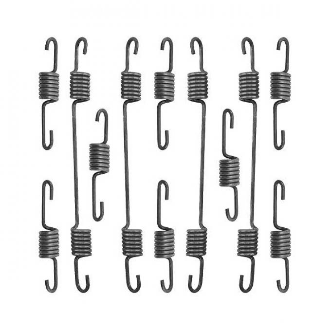 Model A Ford Brake Retracting Spring Set - 12 Pieces