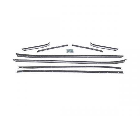 Ford Mustang Belt Weatherstrip Kit - 8 Pieces - Inner & Outer - Coupe - Door Windows & Rear Quarters