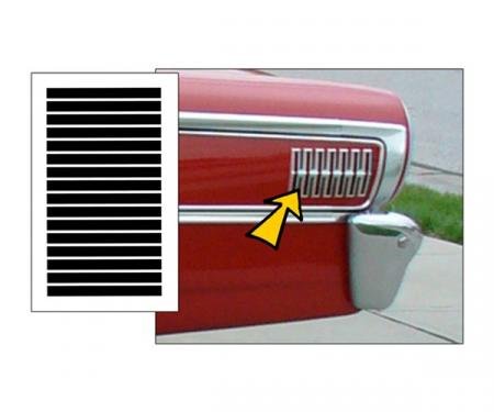 Ford Galaxie Hash Marks Decal Kit, 1963