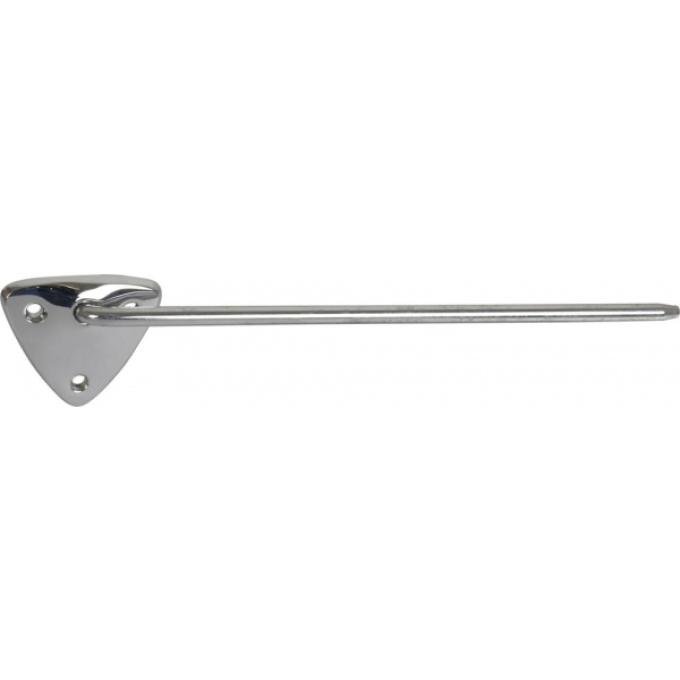 Sun Visor Arm and Bracket - Chrome